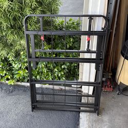 Foldable metal bed frame