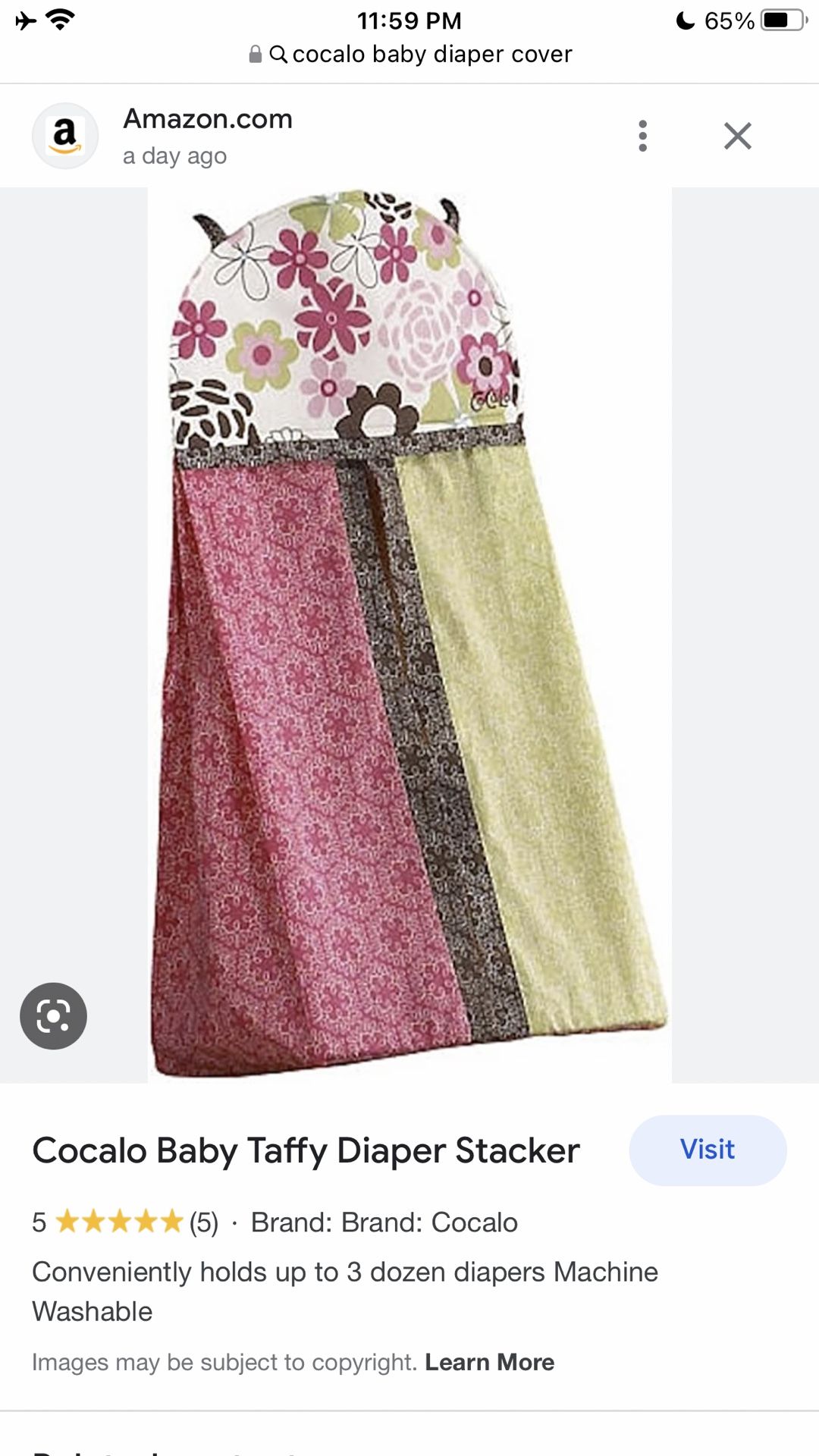 Diaper stacker cocalo