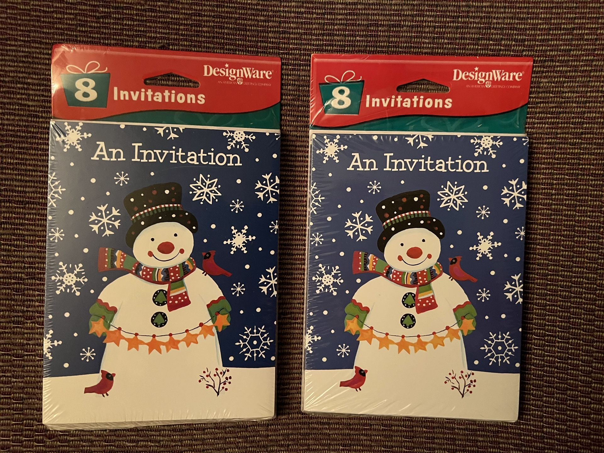 Christmas / Holiday Party Invitations (16 Count) New In Package