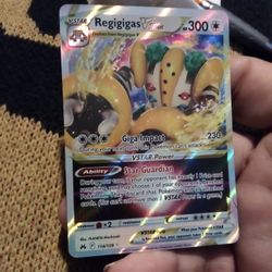 ,🎉" POKEMON "( R E G I G I G A S/⭐ S T A R )🎊 by V STAR. ( hp 300👀 )