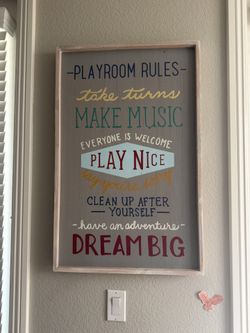 Pottery Barn Playroom Art