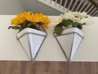 Hanging Wall Decor Artificial Flowers 