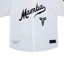 Nike Kobe Bryant Baseball Jersey White size Medium