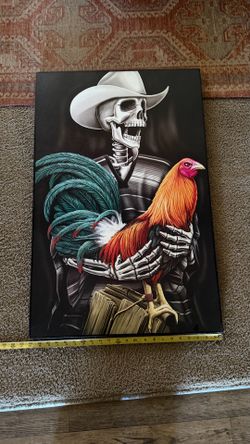 Painting, art, rooster