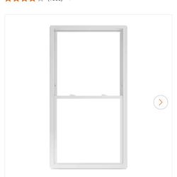 2 White Window Replacements - 35.75 x 61.25