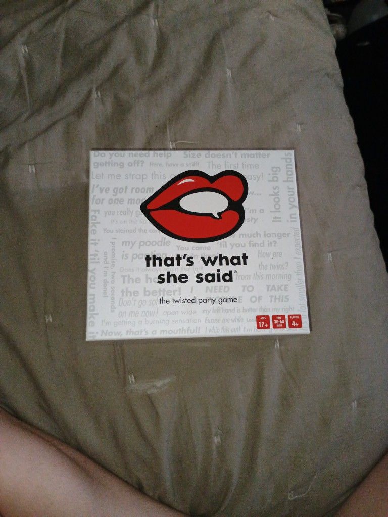 'That's What She Said' Party Game