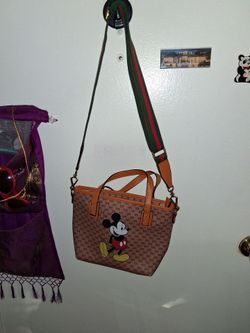 GG Monogram Mickey Mouse Tote Bag