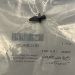 Genuine Subaru Bumper Cover Retainer Clip 59122PA010.  New in package.