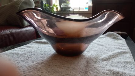 Vintage Bowl SIGNED By Famous Maker16 Inches Across 8 Inches High
