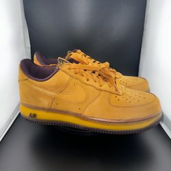 Nike Air Force 1 Low Wheat Dark Mocha Sz 11