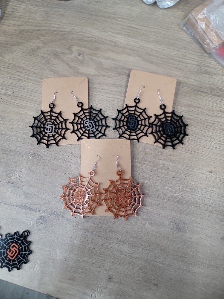 SPIDER HALLOWEEN SD EARRINGS 