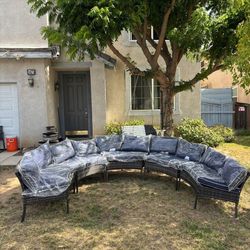 Curved patio furniture set round patio furniture brand new patio sofa set half Moon patio furniture 🚛🚎🆕🚛🆕