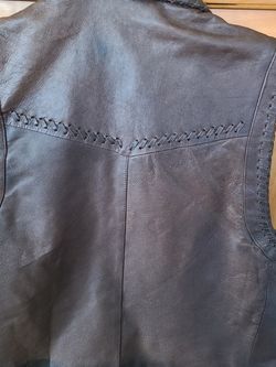 Detailed Leather Vest