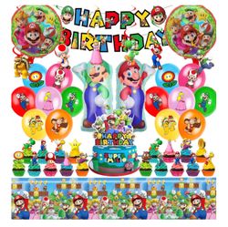 Super Mario Bros Party Decorations