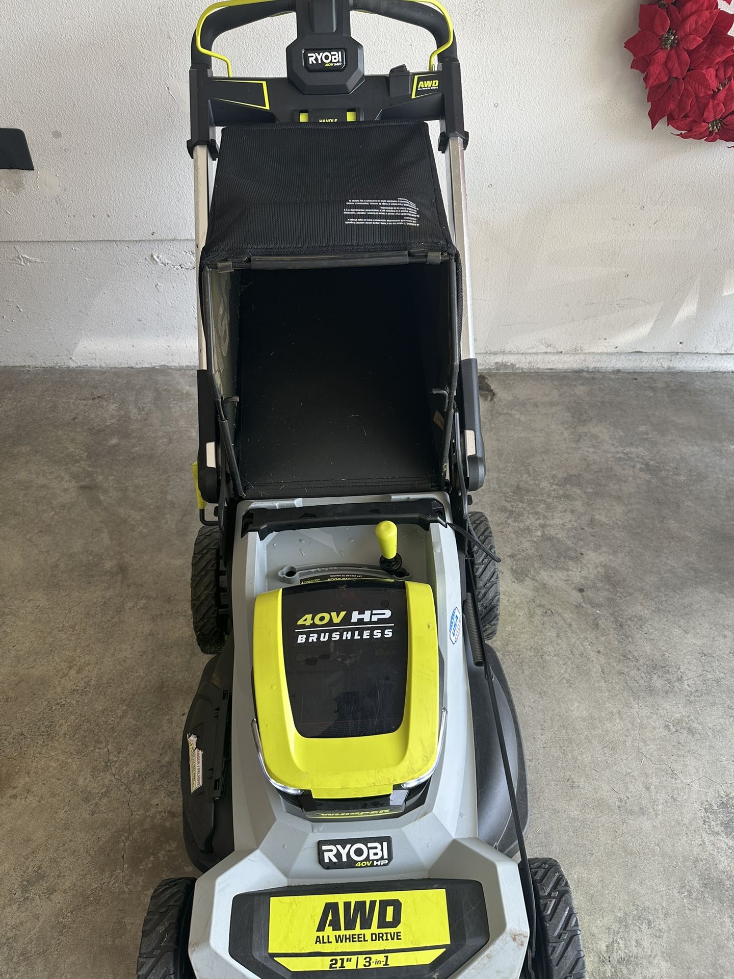 Ryobi 40V HP Brushless AWD Lawn Mower