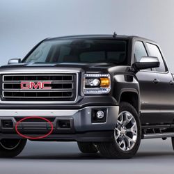OEM 2014-2015 GMC Sierra Front License Plate Cover 