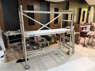 Aluminum Scaffold 7ft Tower upright aerial platform