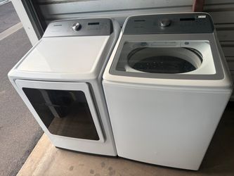 Samsung washer and electric dryer HE 5.4/7.4 cuft