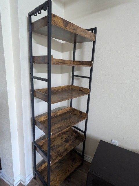 6 Tier Adjustable Book Shelf