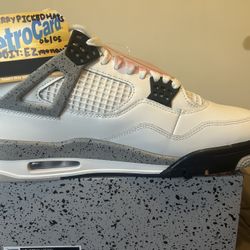 Jordan 4 White Cement Size 11 Brand New With Receipt 