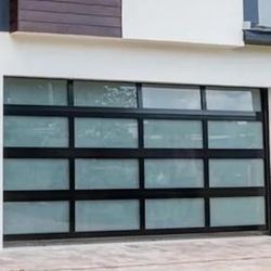 NEW Modern Garage Doors Glass/Aluminum