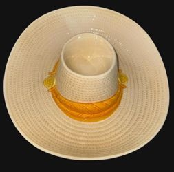 Vintage Metlox Pottery Dinnerware Chips & Salsa Holder.