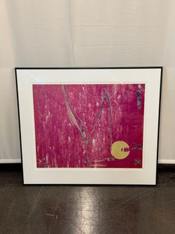 Limited Edition Abstract Magenta Dumpster Framed Photograph by Kirk Jonasson (Original Price: $700)