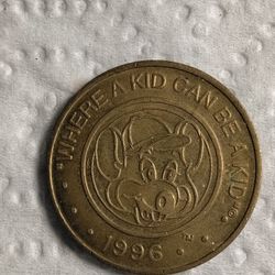 Vintage Chuck-E-Cheese Brass And Copper Coins