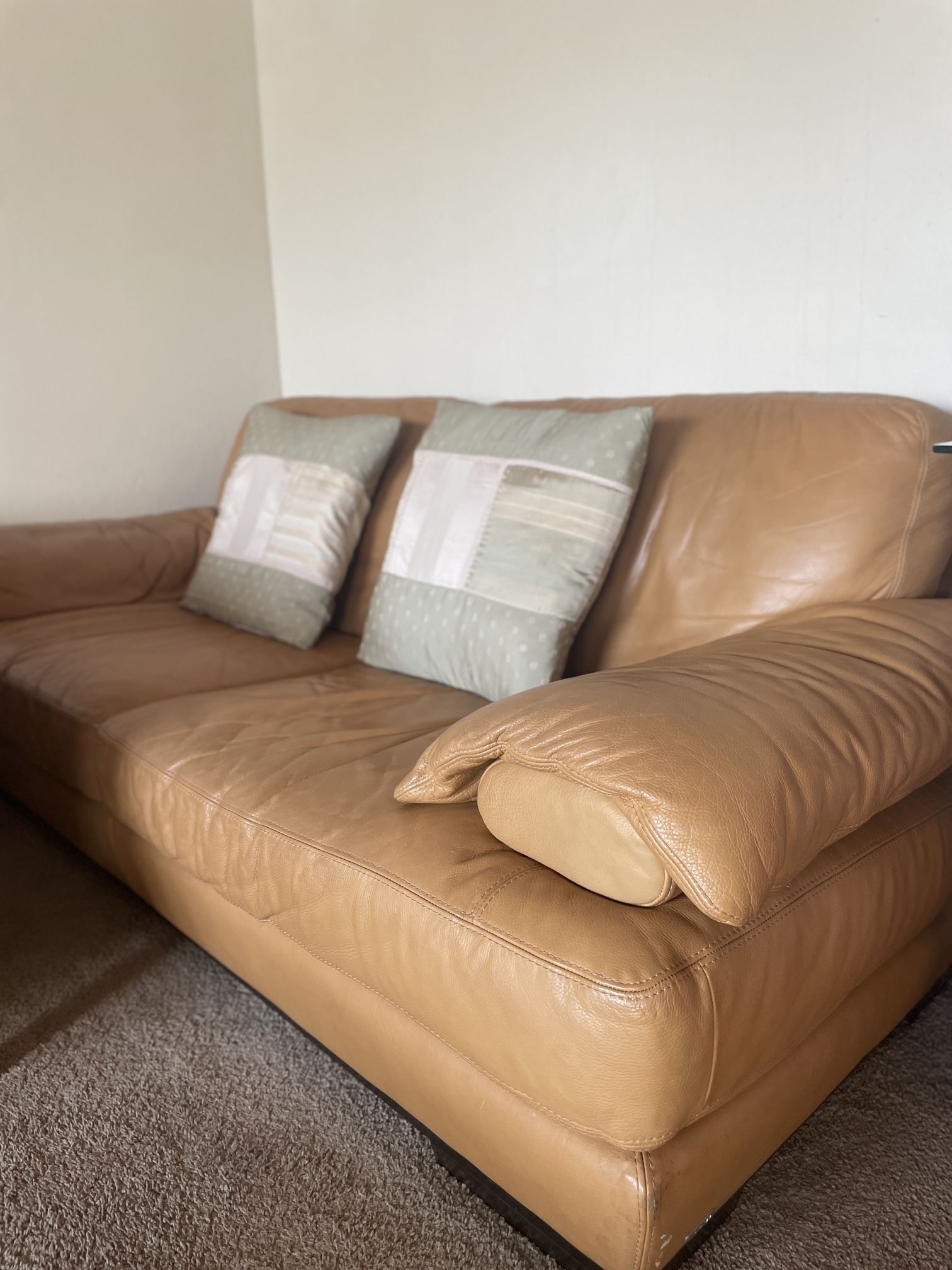 Natuzzi Italian Leather Couch