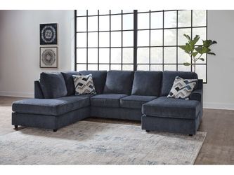 Albar Place Cobalt 2pc Sectional w/ LAF Corner Chaise (Online Special Price)