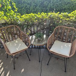 Outdoor Patio bistro set (Boho)