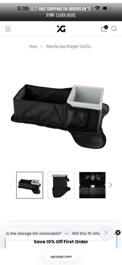 Jeep Jl trash can