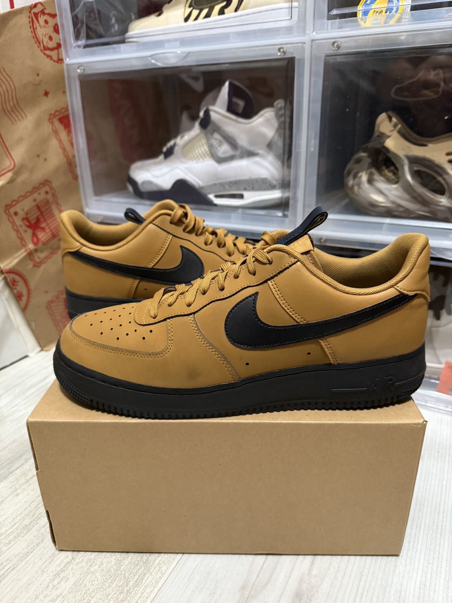 Nike Air Force 1 Low Wheat Black