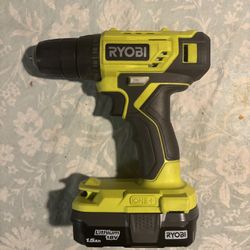 Ryobi Drill and Battery
