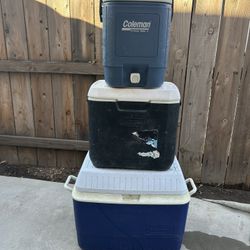 Ice Chests & Water Cooler