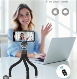UBeesize Flexible Phone Tripod Stand with Wireless Remote