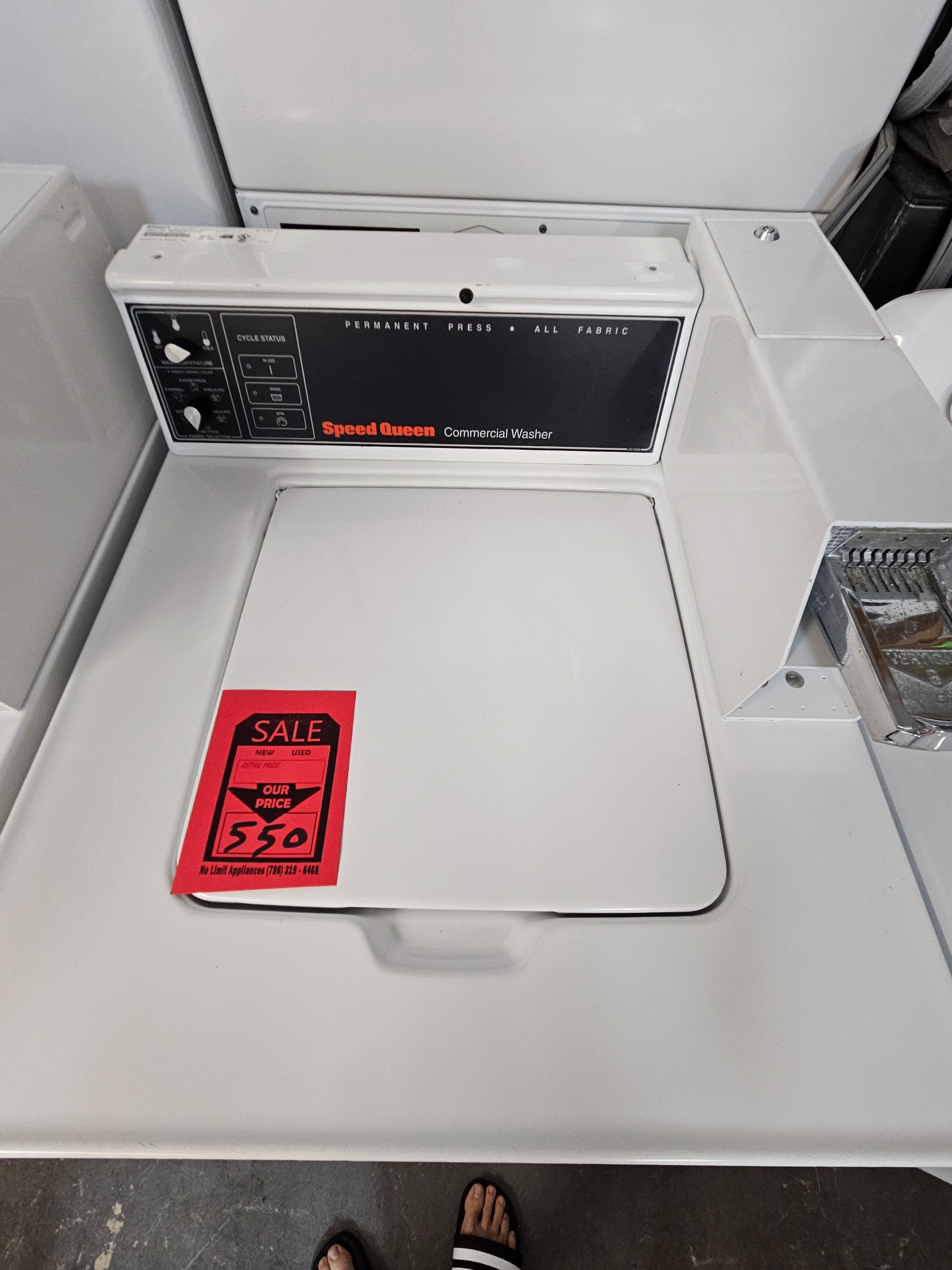 Speed Queen Coin Operated commercial washer