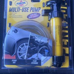 Pennzoil Piston Action Plastic 51 in. Siphon Pump