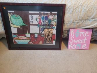 Wall Art: Taiwan tea party, Home sweet home