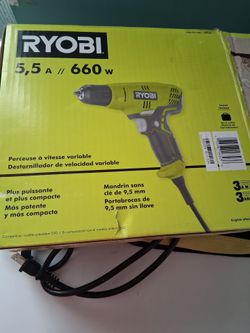Ryobi 5.5A 660W Corded Variable Speed Drill