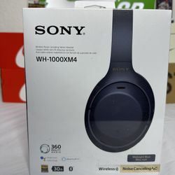 Sony WH-1000XM4 Wireless Headphones - Midnight Blue