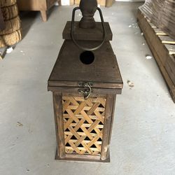 1pc Wood Lantern