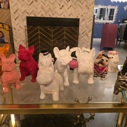 Frenchie Statues