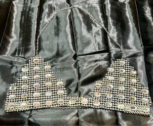 Woman’s Rhinestone Body Chain Bralette/NWOT