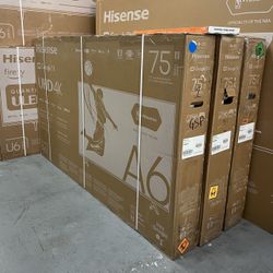 Hisense 75” A6 Series 4K Smart Tv