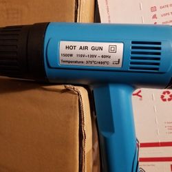 Electric heat gun double insulated low noise 2speed blowing new