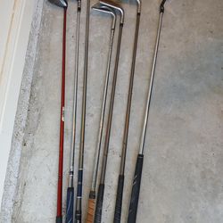 Assorted used clubs