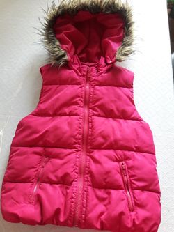Justice girl vest size 10