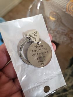 Motivational Quote Key Chain