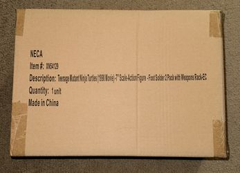 Neca TMNT Foot Soldier Two Pack Sealed